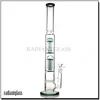 Wasserpfeife, doppelarmig, Baum- und Wabenbong, gerades Design, Bubbler, Bohrinseln, Wasserpfeife