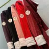 Luxury Hooded Robes Sleepwear Unisex Soft Warm Bathrobe Embroidery Letter Designer Bath Sleep Robes With Tags