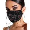 2022 New Small diamond pattern mask sunscreen anti-dust thin breathable for men and women with diamond masks