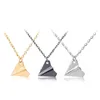 Chains Necklace Vintage Paper Airplane Pendant For Women Clavicle Birthday Jewelry Accessories Party Gift Collier Femme