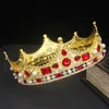 Haarspangen Haarspangen Frauen Barock Große Kristall Blumenkrone Für Queens Tiaras Schönheitswettbewerb Braut Hochzeit Schmuck Zubehör