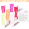 CmaaDu Lip Gloss Labbra Balsamo 6 Colori Puro Trasparente Morbido Tubo Idratante Naturale Nutriente Idratante Trucco Inverno Lipgloss