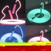 Springseile Fitness leuchtendes LED-Springseil fluoreszierend H9k7