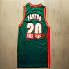 Cousu Gary Payton # 20 Basketball 1995-96 Jersey Hommes Broderie Taille XS-6XL Personnalisé N'importe Quel Nom Numéro Basketball Maillots