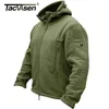 Tacvasen Winter Airsoft Militaire Jas Mannen Fleece Tactische Thermische Hooded Jas Herfst Bovenkleding Mens Kleding 3XL 211126