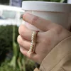 Новая прохладная геометрия нерегулярных искажений многослойных поперечных твист металлов жемчужное кольцо для женщин девушки вечеринки золотое кольцо уникальные украшения x0715