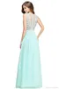 New Year's Long Lace Chiffon Bridesmaid Dresses Country Style Maid of Honor Gowns A Line Wedding Guest Gowns cps489