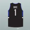 Nikivip Derrick Rose 1 Mean Streets Expressレトロクラシックバスケットボールジャージーメンズステッチカスタム番号と名前ジャージ