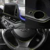 Adesivos para toyota chr 20172020 interior painel de controle central maçaneta da porta 3d 5d adesivos de fibra carbono decalques estilo do carro acessórios