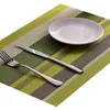 Insulation Placemats Washable Coffee Dining Table Heat PVC Mats Heats Resistant Kitchen Tablemats Mat Anti-Slip CGY21