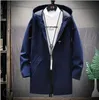 Hommes Trench Coats Hommes Casual Longues Vestes Et 2022 À Capuche Streetwear Hip Hop Coupe-Vent Outwear Hommes Veste Viol22