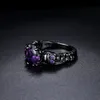 Панк череп ретро готические кольца для женщин мужчин Хэллоуин евреев женские 'черное кольцо вступление оптом мода ювелирные изделия R523