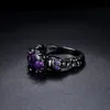 Punk Schädel Retro Gothic Stil Ringe Für Frauen Männer Halloween Schmuck Frauen Schwarz Ring Beitritt Großhandel Mode Schmuck R523