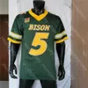 Wsk 2021 NCAA NDSU North Dakota State Bison College Football Jersey Trey Lance Youth Adult All Stitched