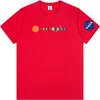 T-shirt pour hommes NASA Co Branded T-shirt à manches courtes pour hommes Chemise de créateur 2023 Nouvel été Plus Taille T-shirt en coton lâche Casual Underlay Polo 909