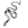 Big Size Black Snake Tijdelijke Tattoos Dark Tattoo Stickers voor Vrouwen en Heren Body Taille Waterdichte Tatto Arm Make-up