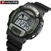 Marque de luxe hommes montres numériques étanche montre-bracelet militaire hommes montre de Sport LED minuterie horloge électronique garçon Relogio Masculino G1022