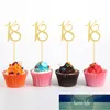 24 Stück Kuchenaufsatz zum 18. Geburtstag, Cupcake-Topper, dekorative Essenspieße, Kuchendekorationen, Einlagen, Dessertkarte, Plakat, Geburtstagsfeier, Fabrikpreis-Experte