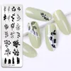 Nail Stamping Plate Leaves DIY Image Plate Stencil For Nails Polish Printing Design Stamping Templates Tools
