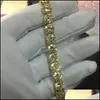 Tennis Bracelets Jewelry 20 Style Sparkling Luxury 925 Sterling Sier Mti Shape White Topaz Cz Diamond Gemstones Women Wedding Bracelet For L