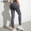 Normov Hoge Taille Bubble Butt Push Up Fitness Leggings Booty Sports Leggings voor Fitness Dames Naadloze Training Running Broek 211014