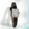 Sunkta Uhren Frauen Vintage Rechteckige Frauen Uhr Quarz Leder Wasserdichte Uhr Top Marke Luxus Damenuhr für Frau 210517