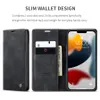 CaseMe Retro Phone Cases for iPhone 14 13 12 11 8 7 Plus XS XR SE2 SE 3 Wallet Flip Case CellPhone Accessories