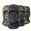 Cykelkapslar Masker Utomhus Camouflage Tactical Balaclava För Militär Paintball Full Face Motorcykel Skidåkning Mas