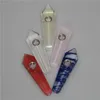 Groothandel vrouwen moderne op maat gemaakte pijp natuurlijke amethist crystal quartz tobaccopipes genezende handleidingen carbat gat