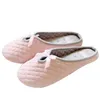 Lovely Bowtie Winter Women Home Slippers For Indoor Bedroom House Soft Bottom Cotton Warm Shoes Adult Guests Flats K722