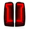 2 pcs carro estilo pickup taillight levou lâmpada traseira drl sinal de freio reverso para mitsubishi l200 triton 2019 2020 2021 luz da cauda