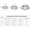 Stainless Steel Dog Bowl with Rubber Base for Small/Medium/Large Dogs Pets Feeder and Water Perfect Choice