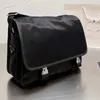 Bolsas de ombro masculinas bolsas de nylon bolsa mensageiro com bolsa removível moda carta ajustável jacquard alça de ombro dois lados bu277g