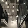 Nordic DIY Creative Collocation Hängande lampor, E27 Lamphållare Korta Långa Aluminium Tube Pendants Lyser ingen glödlampa