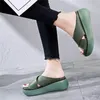 Slippers Women Summer Soft PU Open Toe Slip On Female Slides Casual Outdoor Beach Walk Footwear Ladies Fish Mouth Platform Shoes