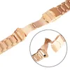 Watch Bands Stainless Steel Watchband 18mm 20mm 22mm 24mm Solid Metal Strap With Spring Bars Gold/Rose Gold/Blue Replacement Bracelet Hele22