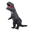 Costume gonflable Adulte Enfants Dinosaure T REX Costumes Blow Up Déguisement Mascotte Cosplay Costume Pour Hommes Femmes Enfants Dino Cartoon Q0910