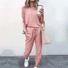 Automne Pyjama Set Femmes Vêtements de nuit Lounge Wear Femme Loungewear Nightwear Dames Homewear Sleep 211215