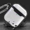 Чехол для наушников Прозрачная матовая матовая для AirPods Case Pro Clear Apple 2 Беспроводная крышка с крюком