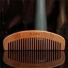 Handmade Natural Wood Hair Combs Wide/Fine Tooth Anti-Static Hair Detangler Wooden Comb Home Decor RRB13341