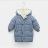 Boys Girls Down Outerwear Winter Children Fashion Thick Hoodies Coats Clothing For Baby Kids Warm Parkas Jacket Teens Outfits 9Y