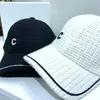 Black White Baseball Cap Designer Casual Unisex Couple Hat Luxury Fashion Women Men Casquette Fitted Hats Beanie D2109296HL