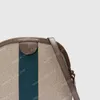 Äkta läder liten lyxväska 499621 Vintage Titta Korskropp med justerbar rem Beige Canvas Shell Väskor Svart Vit Kvinna