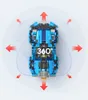 491PCS MOFUN M20 DIY 2.4G BLOQUEO DE BLOQUEO APLICACIÓN PROGRAMA / CONTROL DE STICK SMART RC ROBOT CAR