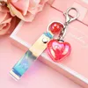Keychains Fashion Love Growing Chain Car Chain Holder for Friends Gifts Acrylic Bubble Crystal Bag Acessórios RingsKeyChains Forb22
