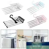 5 In 1 Portable Multi-function Stainless Steel Pants Hanger Drying Rack Magic Belt Storage Rack Space Saving Home Accessories