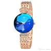 Kvinnor Diamond Gold Crown Watch Lyxig Mode Quartz Kläder Klockor Ladies Klänning Rhinestone Cut Surface Armbandsur