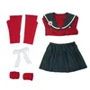 Anime Danganronpa Harukawa Maki School Girls Uniform Set Cosplay Traje Y0913