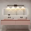 Lâmpada de parede moderna pendurado 110v iluminação simples sala de estar arte deco fundo de luxo designer quarto espelho de cabeceira frente