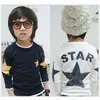 Star Long Sleeve Baby Boys T-Shirts Fashion Spring Boys Clothes Children Tees Shirts Bottoming Shirt Cotton 90 100 110 120 130 210413